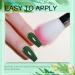 Honey Joy Dip Powder Nail Kit - 4 Colors Mint & Deep Forest Green, Dipping Powder Set - Base Top Coat for Manicure - Salon Quality DIY Nail Art - No LED Lamp Needed - Buy Online on SooperMarket.com