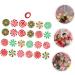 OFFSCH 24 Sheets Christmas Candy Decorations Christmas Tree Pendants Christmas Hanging Candies Manual Label - Buy Online on SooperMarket.com