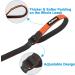 Petbonus Short Dog Leash - Reflective Adjustable & Padded Handle Safety Bracelet for Roller Linen - Extra Layer of Safety for Strollers (Orange) - Buy Online on SooperMarket.com