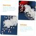 Mikinona Flower Side Hair Comb Girls Hair Accessory Rhinestone Headpiece Hair Jewels for Women Rhinestone Hair Comb Wedding Hair Comb Rhinestones Wedding Dress Bride Hair Piece - Buy Online on SooperMarket.com