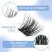 Cluster Eyelash Extensions 120pcs Cluster Lashes Individual Lashes D Curl 0.07mm 8-16mm Mix Ribbon Lashes Wide Stem Natural Lashes DIY Lash Extensions GEMERRY Lashes(C09-D-0.07-8-16mm) 8-16 mix C09 - Buy Online on SooperMarket.com