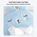 TROONZ Bath Scrubber for Kids Bath Scrubber Body Wash Towel - Gentle Body Wash Sponge Kid Body Wash Sponge Children's Bath Towel Sponge Gentle Children's Body Wash Sponge Blue - Buy Online on SooperMarket.com