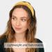 Ondder Knotted Headbands for Women 10 Pack - Fashionable Solid Color Wide Headbands for Thin Thick Hair - Top Knot Cute Assorted Headbands - Turban Hairbands - Buy Online on SooperMarket.com
