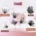 Bransfy 120 Pcs D Curl Cluster Lashes for Natural Look DIY Eyelash Extensions - Soft & Comfortable - Reusable - B01-0.07 D 8-16mm - Buy Online on SooperMarket.com