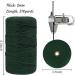 LEREATI 3mm Macrame Cord 219 Yards | Natural Cotton Twine for Crafts | Thick Colored Macrame Rope Yarn for DIY Projects | Peacock Blue Macrame String - 3mmx219yards - Buy Online on SooperMarket.com