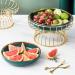 Kitchen Countertop Fruit Rack Fruit Basket Ceramic Fruit Bowl Fruit Basket Kitchen Countertop Fruit Stand Vegetable Holder for Bread Snacks Fruit Storage for Kitchen (Color : Large) - Buy Online on SooperMarket.com