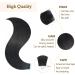 AGMITY Tape in Hair Extensions Human Hair Jet Black 24 inches 50g/pack 20pcs Invisible Straight Seamless Skin Weft Tape in Extensions Remy Human Hair(24 inches #1 Jet Black) 24 inch #1 Jet Black - Buy Online on SooperMarket.com