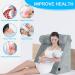 Howhom Adjustable Memory Foam Bed Wedge Pillow - Orthopedic Incline Cushion for Snoring, Allergies, Reading, Sleeping, Acid Reflux - Reduce Neck and Back Pain - Grey - Buy Online on SooperMarket.com