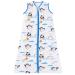 Chilsuessy Baby Sleeping Bag 2.5 tog Toddler sleeping bag 100% Cotton Nursery Bedding Kids Wearable Blanket Sleeping Sack for Infant Boys Girls suitable All Year Round Penguin family 130cm/4-6 Years