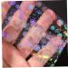 Nail Foils Transfer Starry Sky Holographic Nail Art Stickers Nail Tips for Nail Decoration Manicure 4 * 100cm Random Style - Buy Online on SooperMarket.com