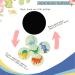 Dinosaur Potty Training Seat Magic Sticker | Color Changing Toilet Targets | 5 Pack with Free Potty e Book - Buy Online on SooperMarket.com