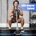 HXD-ERGO Landmine Attachment for Barbell  Turn Any Surface into a Barbell Landmine Exercise - Press  Row  Spin  Split Squats  Natural Rubber Barbell Landmine Attachments  Fits 2'' Olympic Bars - Buy Online on SooperMarket.com