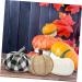 SWOOMEY 12pcs Artificial Pumpkin Harvest Festival Decor Party Pumpkin Ornament Lifelike Pumpkin Small Fake Pumpkin Photo Props Mini Pumpkin Figurine Foam Halloween Ornaments - Buy Online on SooperMarket.com