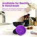 Electric Makeup Brush Cleaner Set - Automatic Spinner, Cleaning Mat - Christmas Gift for Her - Purple - Buy Online on SooperMarket.com