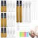 Dbuwqips 28 Pieces Travel Perfume Atomizer Perfume Holder Travel Refillable Travel Perfume Bottle Perfume Refillable for Perfume Dispensing Aromatherapy