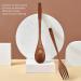 AIDIRui 8 Pcs Wooden 9 inchJapanese Spoon Fork Set Kitchen Tableware Natural Wood Cutlery Wooden Dinner Cutlery Set - Buy Online on SooperMarket.com