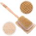 FRCOLOR Silicone Shower Brush and Bath Sponge Set for Men - Exfoliating Body Scrubber and Back Cleaner - Buy Online on SooperMarket.com