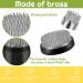 3-Piece Silver Japanese Flower Holder Set for Floral Arrangements and Plant Fixation - Buy Online on SooperMarket.com