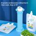 Squeeze Station 7pcs Baby Food Pouch Maker with Reusable Pouches - Portable DIY Fruit Puree Filler for Infants & Toddlers - Blue, Perfect for Outdoor Travel & Kindergarten - Buy Online on SooperMarket.com