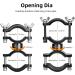 LIGHTFE Bicycle Light Mount Bracket | Aluminum Alloy | Adjustable Fork Special | 360 Rotation | FB366 - Buy Online on SooperMarket.com