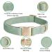 Yudote Ultra-Like Dog Collar for Small Dogs - Natural Cotton Cord for Sensitive Skin - Sage Green (1-Pack) - Buy Online on SooperMarket.com