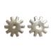 AJ Tack Wholesale Stainless Steel Spur Rowels Stainless Steel Thin Square 10pt