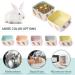 JanYoo Hamster Food Bowl Guinea Pig Feeder Accessories Ceramic for Cage with Water Supplies for Bunny Blue Yellow 150 ml (2 Pack) C-Blue+Yellow Pack of 2 - Buy Online on SooperMarket.com