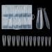 Duals Forms Acrylic Nail System UV Gel Nail Mold Full Cover Fasle Nail Tips Nail Form French Extension Tips Stickers Duals Forms Nail Mold For Uv Gel For Toes