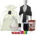 Organic Tea, Hot Cocoa, Classic Roast Coffee (13 pc) Gift Basket for Women with Essential Oil Diffuser and Pashmina Shawl Wrap - Birthday Gift Set