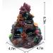 Aihotim Coral Aquarium Reef Decoration - Resin Fish Tank Mountain Cave Ornament for Betta Fish - Buy Online on SooperMarket.com