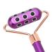 18 Germanium Stones Face Massage Roller | Manual Facial Tool for Fine Lines & Wrinkles Relief - Portable Skin Care Roller (Purple - Buy Online on SooperMarket.com