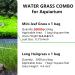 Freshwater Aquarium Plant Seeds Combo - Mini Leaf & Longhair Grass, Small Pearl - Fish Tank Terrarium Decor - Buy Online on SooperMarket.com
