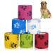 Heyu-Lotus 6 Rolls Pet Vet Wrap for Dogs Self Adhesive Bandages for Dogs Cohesive Pet Bandage Non-Woven Elastic Breathable Bandage Tape for Dogs Cats and Horse Wrist Ankle 5cm x 4.5m