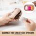 FERYES Large Silicone Makeup Sponge Holder - Portable Double Sided Beauty Blender Case in Khaki - Buy Online on SooperMarket.com