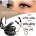 Joyeee Magnetic Eyelashes with Eyeliner 5 Pair Reusable False Lashes 3D Natural Looking Clusters Individual Lashes kit with Applicator Tweezers No Glue Diy Lash Extension Kit - Buy Online on SooperMarket.com