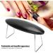 Nail Art Hand Pillow Nail Art Hand Cushion Soft and Comfortable Portable Pu Leather for Household Nail Salon for Professional and Individual Use(Black) - Buy Online on SooperMarket.com