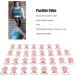 30-Pack Pink Galvanized Pacifier Clips - Perfect for Crafting & DIY Projects - Buy Online on SooperMarket.com