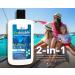Organic Biodegradable Shampoo & Body Wash Bundle - 8 oz Bottles for Fresh & Salt Water - No Dyes or Fragrances - Travel Size - Buy Online on SooperMarket.com