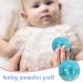 Body Powder Puff - Ultra Soft Round Face Body Powder Puff with Ribbon Bow - Body Powder Applicator for Baby Kid Adult Makeup Tool for Home & Travel Blue - Buy Online on SooperMarket.com