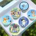 24 x Pre-Cut Bluey 1 Edible Stand up Wafer Paper Cupcake Toppers Cake Decorations Birthday Party Blue Dog Bingo
