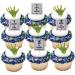 Spooky Halloween Tombstones & Grabbing Hands Cupcake Toppers - 12 Pack - Buy Online on SooperMarket.com
