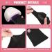 WLLHYF Anti UV Gel Nail Gloves - Fingerless Sun Protection Gloves 22cm-Black - Buy Online on SooperMarket.com