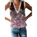 Fannyouth Women's Sleeveless V-Neck Tank Top - Pink, Size X-Large - Buy Online on SooperMarket.com