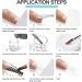 PEACECOLOR Complete Nail Kit for Nails 3 * 8g Clear Nail Set for DIY Nail Art Nail Decoration Kit PE1061 - Buy Online on SooperMarket.com
