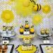 36 Pieces Hummel Cake Decoration - Glitter Honeycomb Cupcake Picks for Baby Shower & Birthday Party Accessories - Honeybee Theme - Buy Online on SooperMarket.com