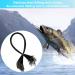 Giak Steel Front Stainless Steel Leaders with Carabiner Hook - 72 PCs for Predatory Fish | 15/20/25 cm - Durable Fishing Gear - Buy Online on SooperMarket.com