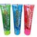 Set of 3 Kidsmania 4oz Sour Ooze Tubes! Oozing Delicious Flavors - 1 Watermelon, 1 Strawberry, 1 Blue Raspberry (Total 3)