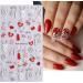 JMEOWIO 3D Embossed Christmas Glitter Nail Art Stickers Decals Self-Adhesive 5D Snowflake Winter Holiday Cute Silver Nail Supplies Nail Art Design Decoration Accessories 4 Sheets - Buy Online on SooperMarket.com