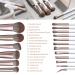 BS-MALL 18 Pcs Premium Synthetic Makeup Brush Set with Brush Holder - White - Buy Online on SooperMarket.com