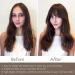 2PCS Curved Wispy Bangs Hair Clip Extensions - Natural Black - Buy Online on SooperMarket.com